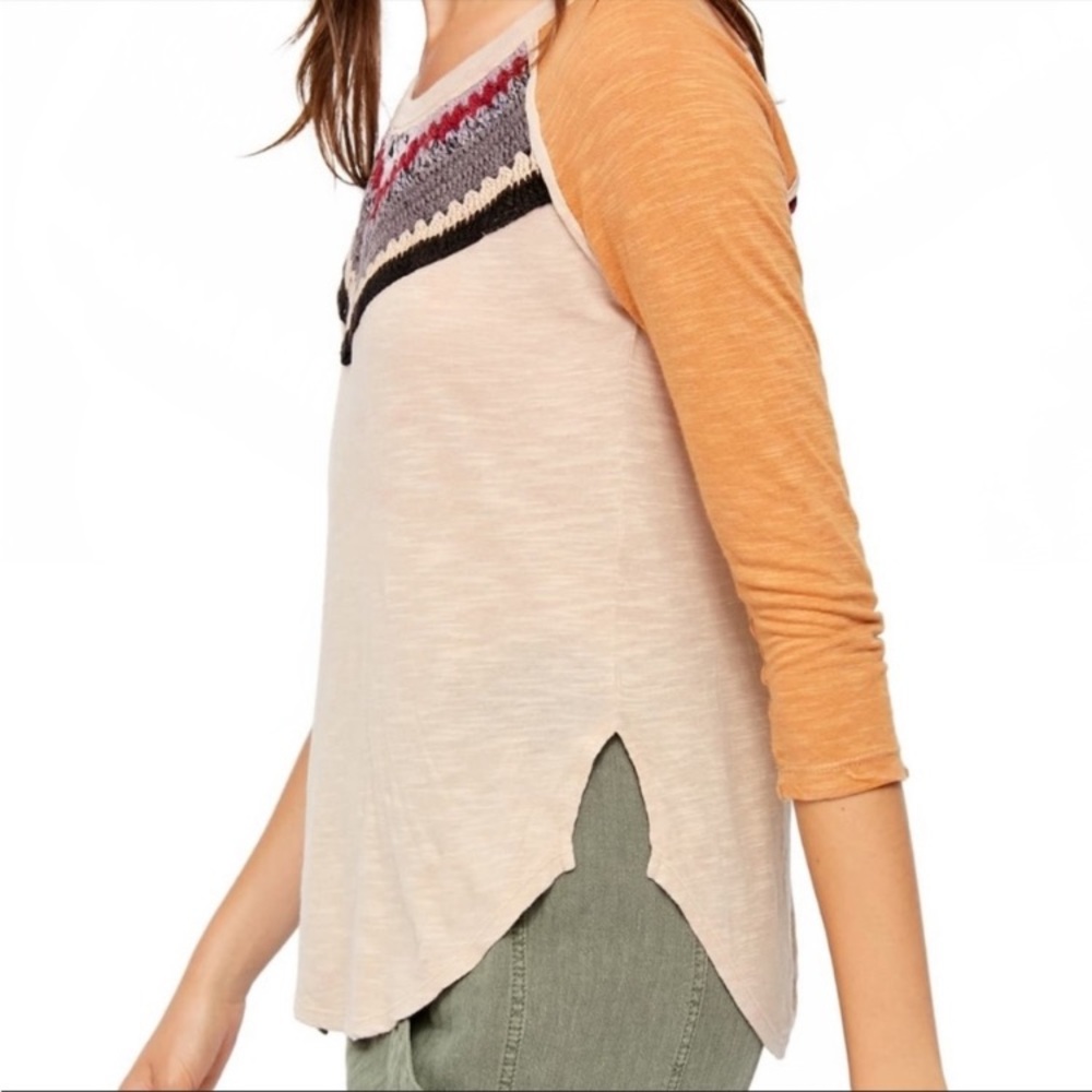 Free People Spring Bound Crochet Top Size Small - Picture 2 of 16